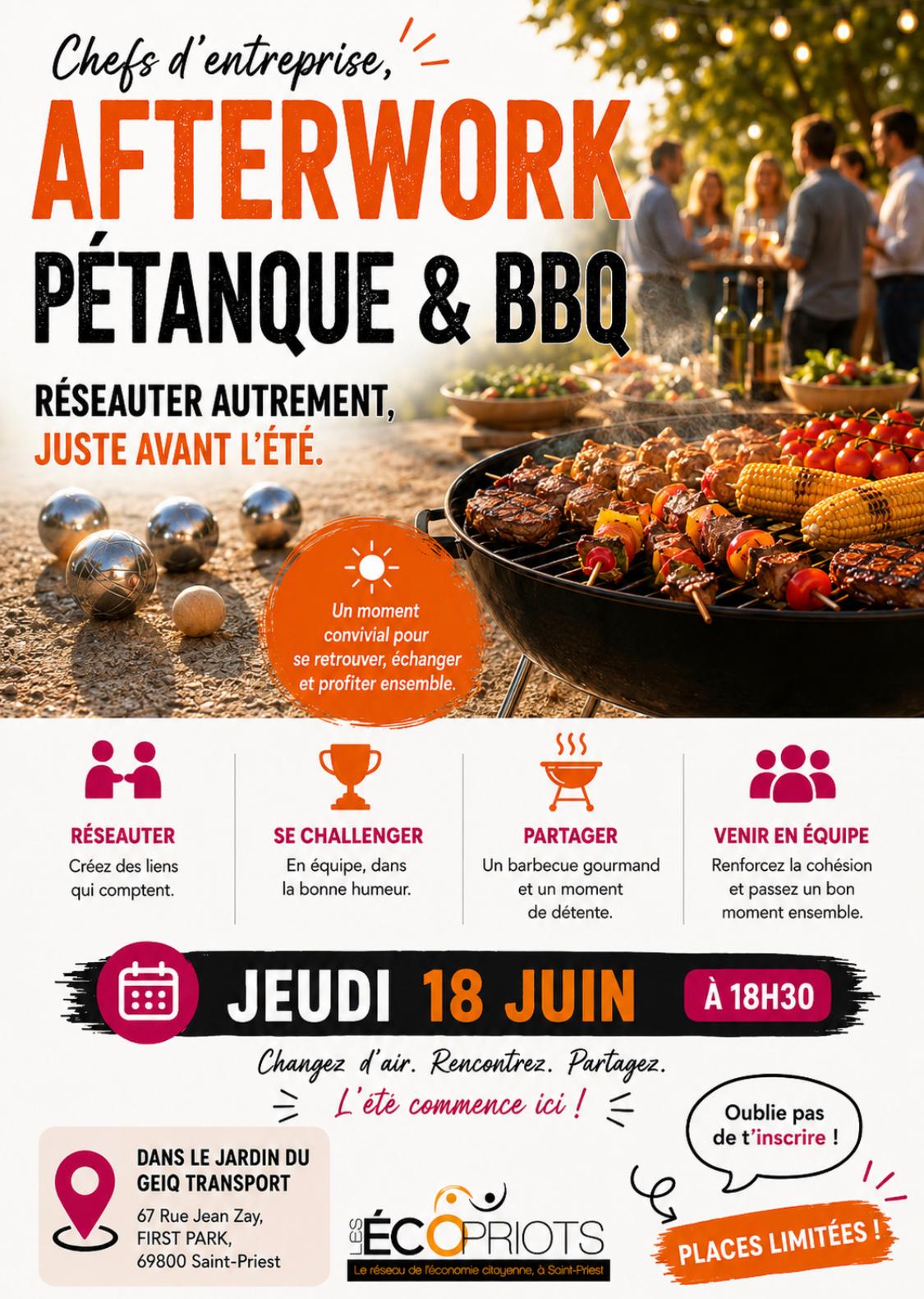 Afterwork pétanque bbq 2026